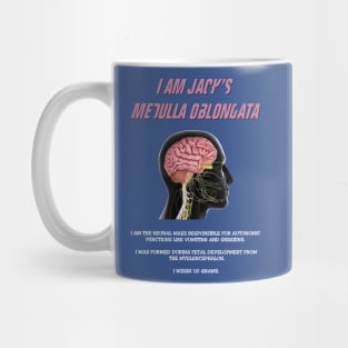 I Am Jack's Medulla Oblongata (White Text) Mug